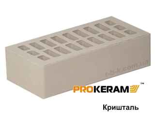 Кирпич облицовочный Prokeram Хрусталь  М200-250