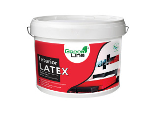 Green Line INTERIOR LATEX 1л/3л/5л/10л Латексна фарба для стін та стель