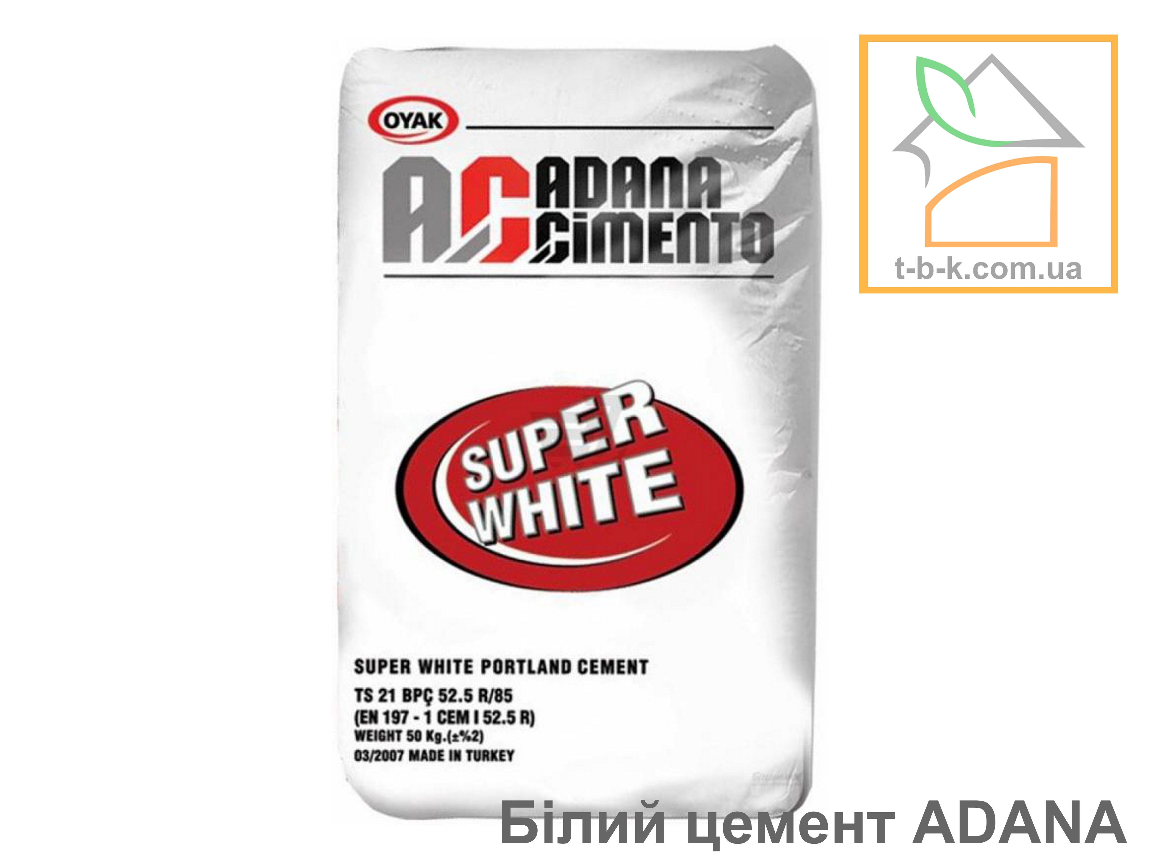Белый цемент ADANA (АДАНА) 25кг