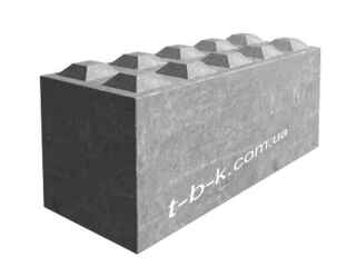 Картинка Блок бетонный Лего блок 1500*600*600