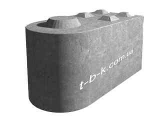 фото Блок бетонный Лего блок 1600*800*800 круг для углов