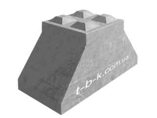 фото Блок бетонный Лего блок 2400*600*600 Нога основания