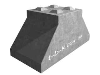 фото Блок бетонний Лего блок 1600*800*800 Опорна нога конструкції