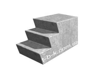 Лего Ступени бетонные МГ 120.60.60-00-S (нулевые)