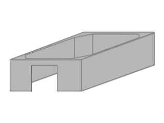 Секция погреба 3,0×2,5×0,9м с отверстием